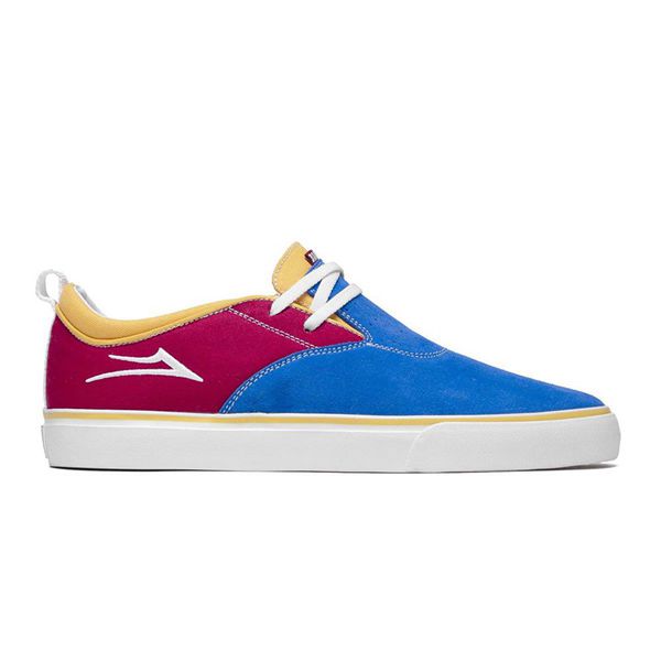 LaKai Riley 2 Blue/Red/Yellow Skate Shoes Mens | Australia JF9-1152
